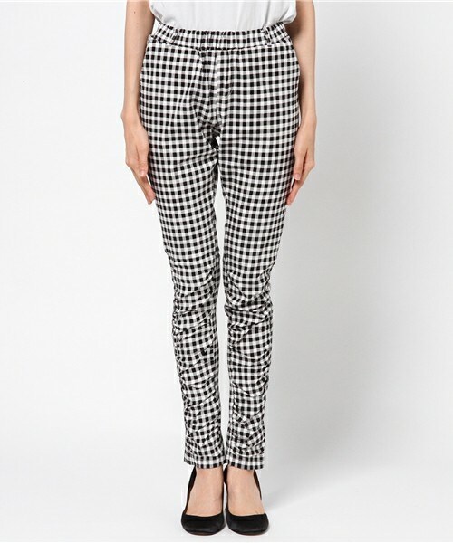 Bou Jeloud(ブージュルード)の「ハイテンションギャザープリントパンツ(その他パンツ・レディース・A/B/C・36/38)」の4枚目の写真