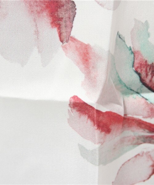 Bou Jeloud（ブージュルード）の「ネックレス付デジタルフラワープリントブラウス（シャツ/ブラウス・レディース・グレー/ブルー/レッド・38）」の11枚目の写真