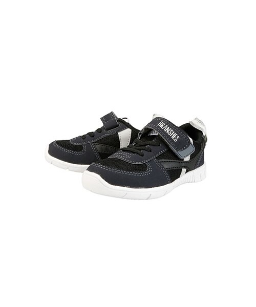 BRANSHES（ブランシェス）の「IFMEコラボローカットシューズ（スニーカー・キッズ・グレー/チャコールグレー・13.5-19）」の2枚目の写真