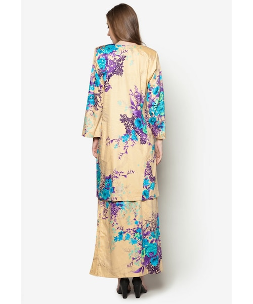 Butik Sireh Pinang（-）の「Baju Kurung Pahang Japanese Cotton（その他・レディース・Yellow/Purple・XS/S/M/L）」の3枚目の写真