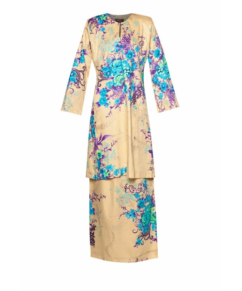 Butik Sireh Pinang（-）の「Baju Kurung Pahang Japanese Cotton（その他・レディース・Yellow/Purple・XS/S/M/L）」の6枚目の写真