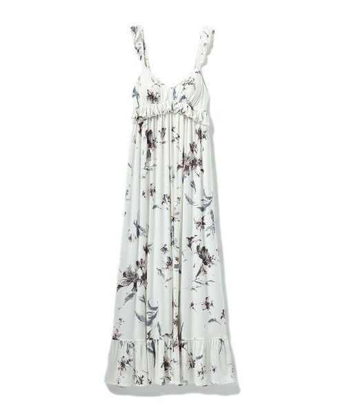 gelato pique（ジェラートピケ）の「リリーカップインキャミソールマキシドレス（ワンピース・レディース・MNT/PNK・F）」の3枚目の写真