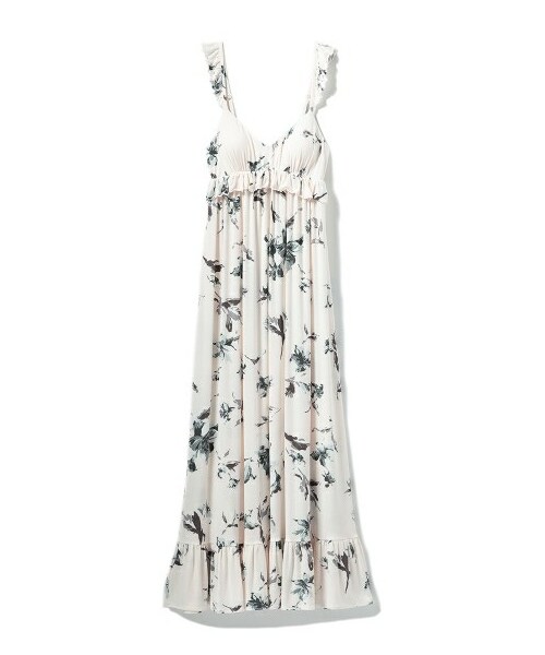 gelato pique（ジェラートピケ）の「リリーカップインキャミソールマキシドレス（ワンピース・レディース・MNT/PNK・F）」の2枚目の写真