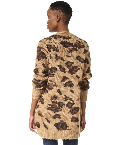 R13（アールサーティーン）の「R13 Leopard Grunge Cardigan