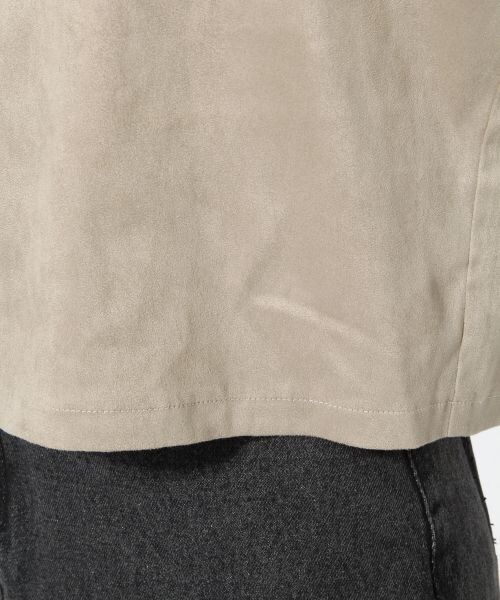 HARE（ハレ）の「フェイクスエードプルオーバー7分袖（トップス・ベージュ/ブラウン・FREE）」の10枚目の写真