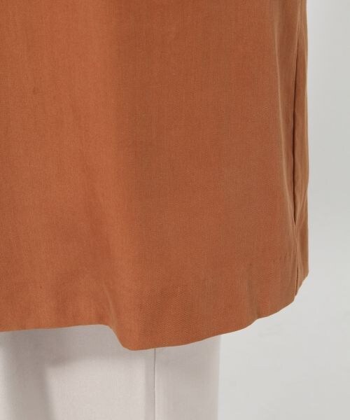 HARE(ハレ)の「テンセルツイルトレンチコート(ジャケット/アウター・ブラック/ブラウン・S/M)」の12枚目の写真