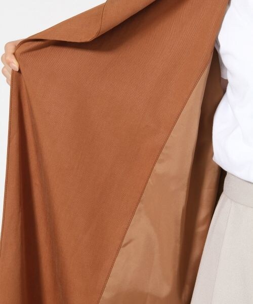 HARE(ハレ)の「テンセルツイルトレンチコート(ジャケット/アウター・ブラック/ブラウン・S/M)」の15枚目の写真