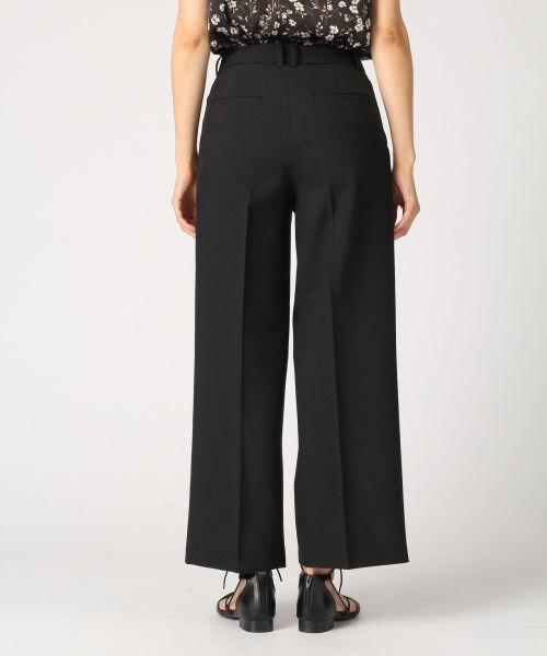 BLISS POINT（ブリスポイント）の「TRワイドトラウザー（パンツ・ブラック/ブラウン/グレーストライプ/ネイビーストライプ・M/L）」の11枚目の写真