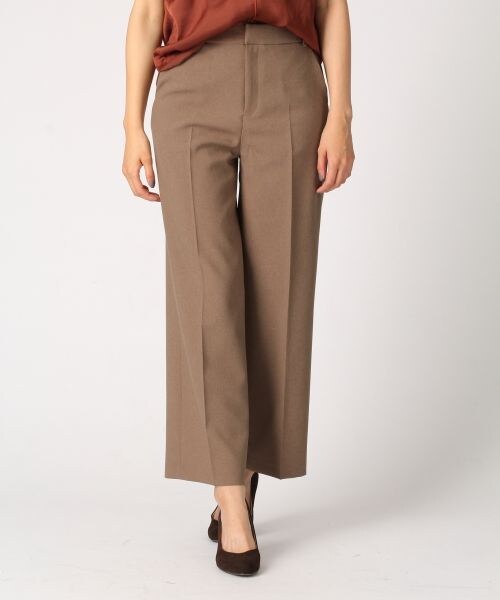 BLISS POINT（ブリスポイント）の「TRワイドトラウザー（パンツ・ブラック/ブラウン/グレーストライプ/ネイビーストライプ・M/L）」の3枚目の写真