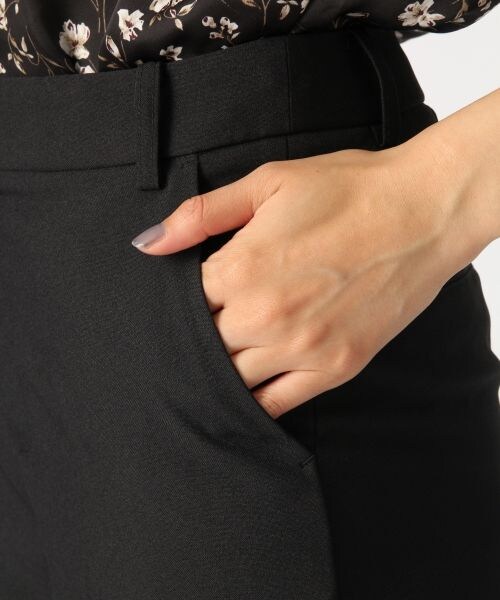 BLISS POINT（ブリスポイント）の「TRワイドトラウザー（パンツ・ブラック/ブラウン/グレーストライプ/ネイビーストライプ・M/L）」の13枚目の写真