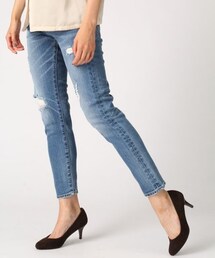 BLISS POINT | STR/デニムテーパードパンツ(パンツ)