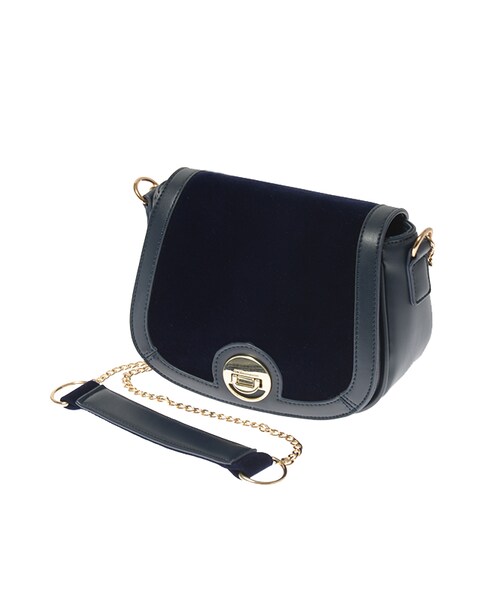 31 Sons de mode(トランテアン ソン ドゥ モード)の「サドルショルダーバッグ《予約アイテム》(バッグ・レディース・ブラウン/ネイビー/ボルドー・フリー)」の2枚目の写真