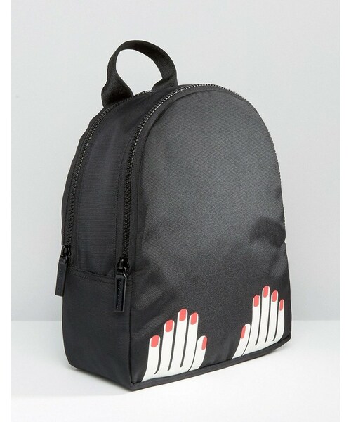 LULU GUINNESS（ルルギネス）の「Lulu Guinness Hands Backpack（バックパック/リュック・レディース・Black・One Size）」の3枚目の写真