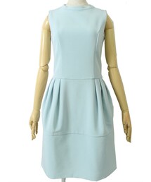 FOXEY NEW YORK | 【フォクシー】ワンピースタックコクーンTuck Cocoon Dressソフィーブルー【S】(ワンピース)