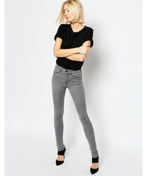 DR.DENIM（ドクターデニム）の「Dr Denim Plenty High Waist Skinny Jeans（デニムパンツ・レディース・Gray・US 10）」の4枚目の写真