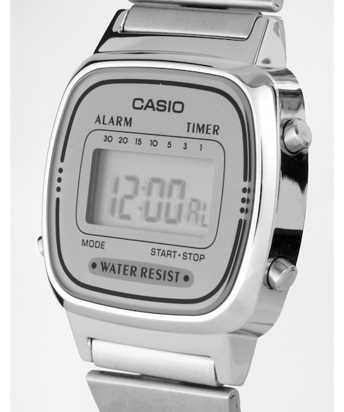 Casio（カシオ）の「Casio Silver Mini Digital Watch LA670WEA7EF（アナログ腕時計）」 WEAR