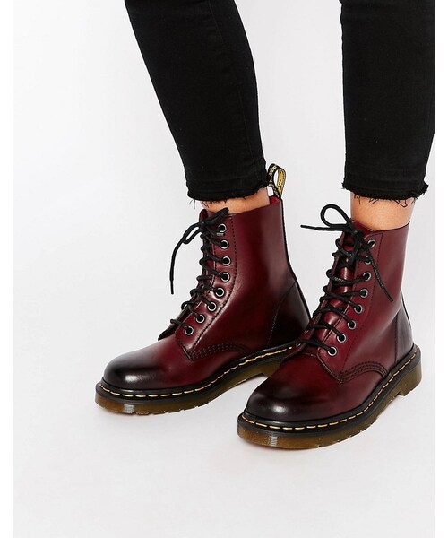 Dr.Martens（ドクターマーチン）の「Dr Martens Pascal Cherry Red 8 ...