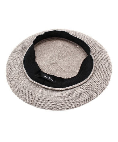 archives（アルシーヴ）の「サーモベレー（ハンチング/ベレー帽・レディース・アイボリー/グレー・MEDIUM）」の5枚目の写真