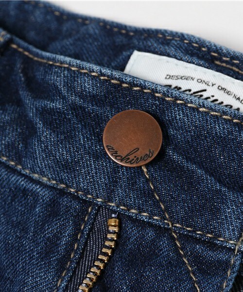archives（アルシーヴ）の「デニムショートパンツ（デニムパンツ・レディース・ネイビー/ロイヤルブルー・SMALL/MEDIUM）」の11枚目の写真