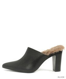 RANDA | チャンキーヒールファーミュール(シューズ)