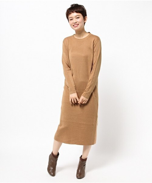 Doux Archives ドゥアルシーヴ の ロングニットﾜﾝﾋﾟｰｽ ワンピース Wear