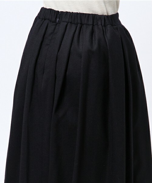 Doux archives（ドゥアルシーヴ）の「ギャザーサーキュラー（スカート・レディース・カーキ/ネイビー・MEDIUM）」の7枚目の写真