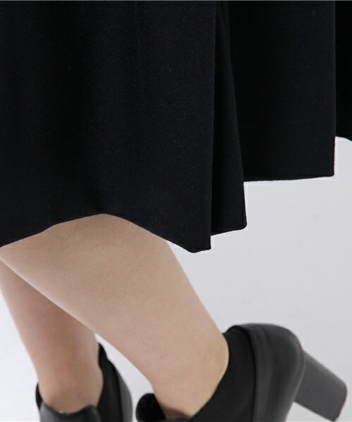 Doux archives（ドゥアルシーヴ）の「ギャザーサーキュラー（スカート・レディース・カーキ/ネイビー・MEDIUM）」の8枚目の写真