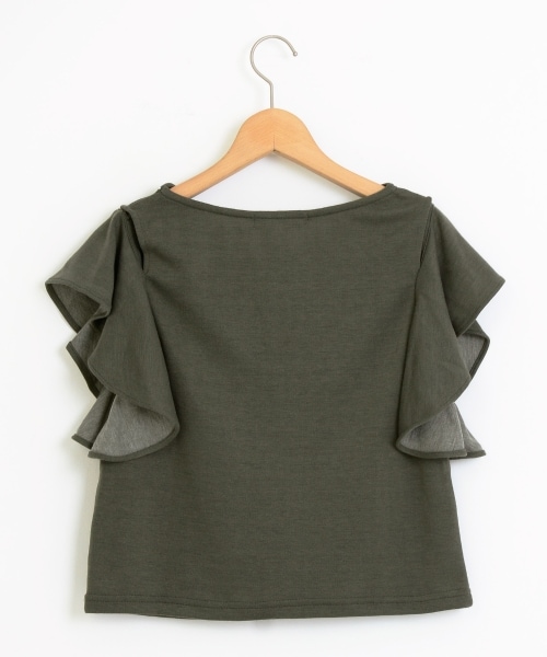 MAJESTIC LEGON（マジェスティックレゴン）の「2WAY肩開きプルオーバー（トップス・レディース・カーキグリーン/アイボリー/ボルドー・S(7号)/M(9号)）」の5枚目の写真