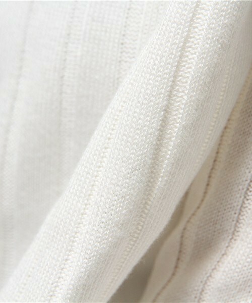 archives（アルシーヴ）の「【店舗限定商品】　ワイドリブハイネックプルオーバー（ニット/セーター・レディース・オフホワイト/グレー/ベージュ/グリーン/ネイビー・MEDIUM）」の12枚目の写真