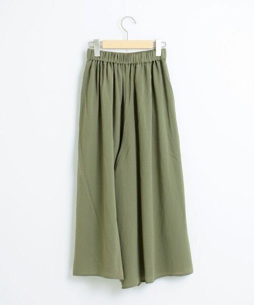 MAJESTIC LEGON（マジェスティックレゴン）の「タックギャザースカーチョ（パンツ・レディース・ピンクベージュ/アイボリー/カーキグリーン・S(7号)/M(9号)）」の14枚目の写真