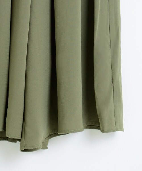 MAJESTIC LEGON（マジェスティックレゴン）の「タックギャザースカーチョ（パンツ・レディース・ピンクベージュ/アイボリー/カーキグリーン・S(7号)/M(9号)）」の16枚目の写真