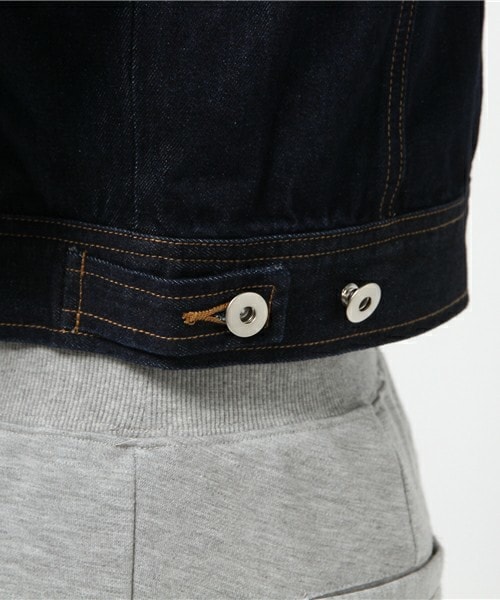 archives（アルシーヴ）の「タックGジャン（デニムジャケット・レディース・オフホワイト/ネイビー/ダークブルー・MEDIUM）」の10枚目の写真