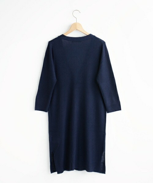 MAJESTIC LEGON（マジェスティックレゴン）の「レースアップロングカーディガン（トップス・レディース・ピンク・M(9号)）」の3枚目の写真