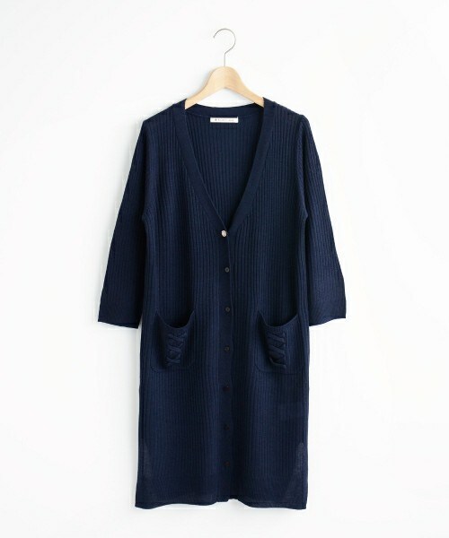 MAJESTIC LEGON（マジェスティックレゴン）の「レースアップロングカーディガン（トップス・レディース・ピンク・M(9号)）」の9枚目の写真