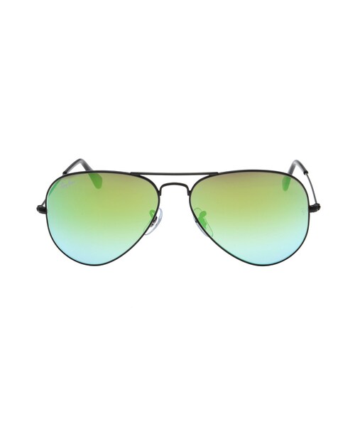 Ray-Ban(レイバン)の「レイバン AVIATOR GRADIENT FLASH RB3025-002/4J-58(メガネ・メンズ・ブラック・58□14-135)」の4枚目の写真