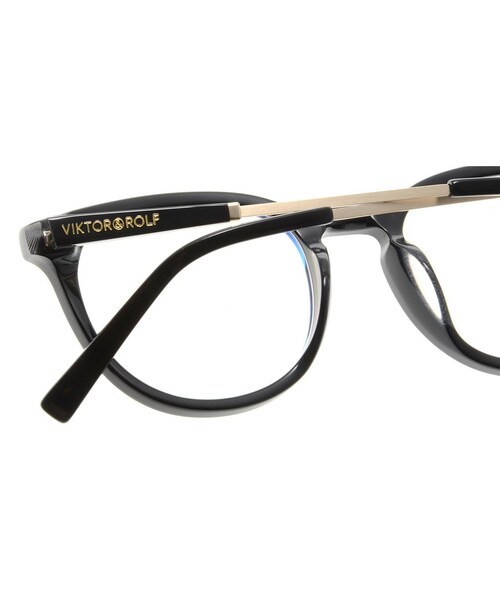 VIKTOR&ROLF（ヴィクター&ロルフ）の「ヴィクター&ロルフ 70-0152-01（メガネ・黒・50□20-145）」の5枚目の写真