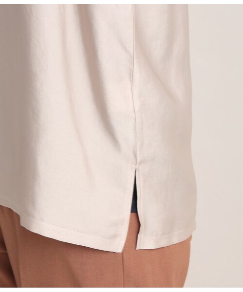 VIS（ビス）の「サテンキャミソール付きTシャツ（トップス・ブラック/グレー/ホワイト/ネイビー・F）」の10枚目の写真