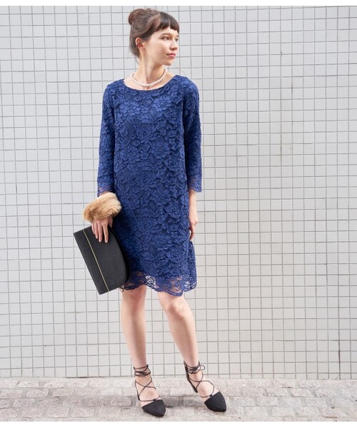 VIS(ビス)の「フェイクファーハンドルクラッチバッグ(バッグ・ブラック/ゴールド・F)」の13枚目の写真