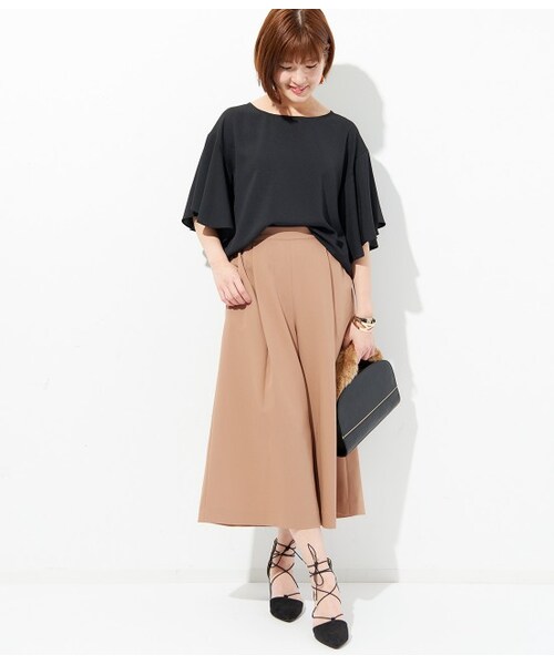 VIS(ビス)の「フェイクファーハンドルクラッチバッグ(バッグ・ブラック/ゴールド・F)」の12枚目の写真