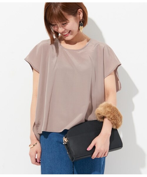 VIS(ビス)の「フェイクファーハンドルクラッチバッグ(バッグ・ブラック/ゴールド・F)」の9枚目の写真