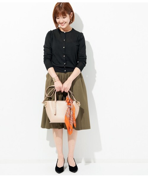 VIS（ビス）の「ボンディング船型トートバッグ（バッグ・ブラック/ベージュ/ネイビー・F）」の7枚目の写真