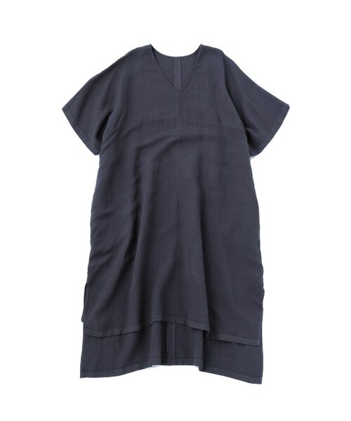 LE JUN（ルジュン）の「Vネックジェラバドレス（ワンピース/ドレス・スミクロ/ベージュ・F）」の2枚目の写真