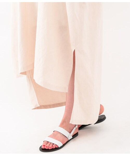 LE JUN（ルジュン）の「Vネックジェラバドレス（ワンピース/ドレス・スミクロ/ベージュ・F）」の10枚目の写真