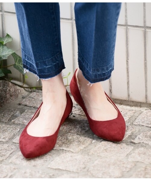 LE JUN（ルジュン）の「スウェードラウンドパンプス（シューズ・ワイン/イエロー・22.5/23.0/23.5/24.0/24.5）」の9枚目の写真