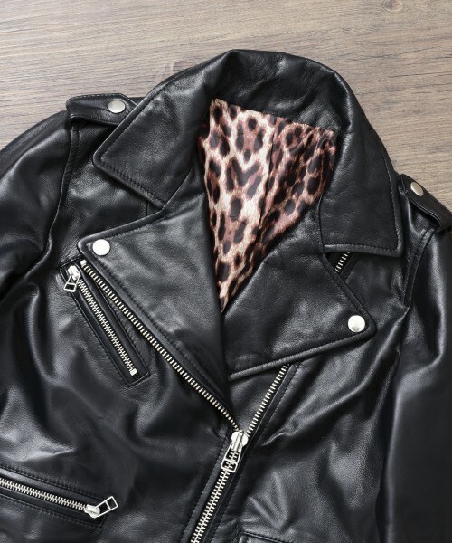 actuel（アクチュエル）の「レザーライダースJK（ライダースジャケット・レディース・ブラック・FREE）」の12枚目の写真