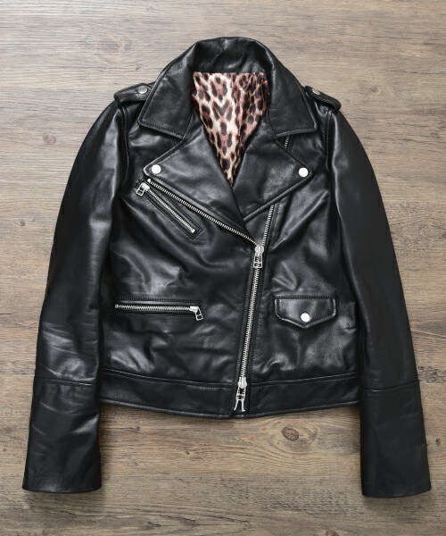 actuel（アクチュエル）の「レザーライダースJK（ライダースジャケット・レディース・ブラック・FREE）」の15枚目の写真