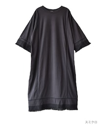 w closet | 【A/W】レース切替フリンジワンピース(ワンピース/ドレス)