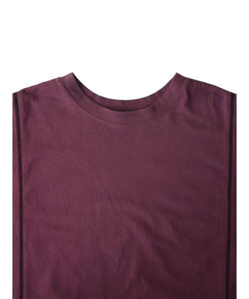 w closet（ダブルクローゼット）の「【A/W】レース切替フリンジワンピース（ワンピース/ドレス・レディース・ボルドー/ネイビー/スミクロ・FREE）」の7枚目の写真