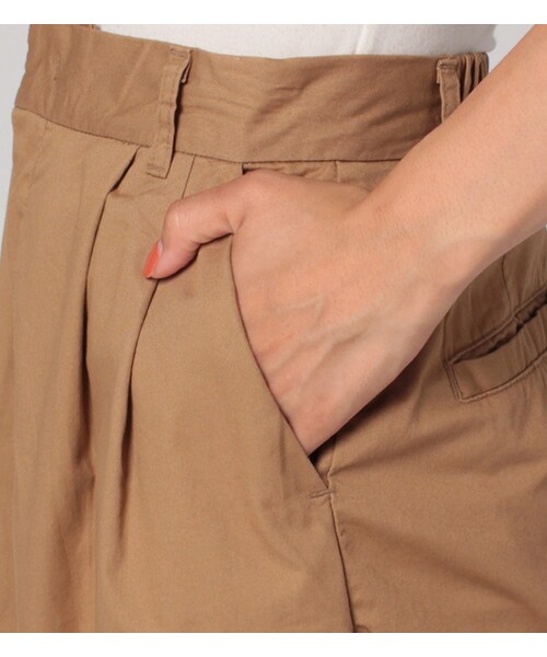 PAGEBOY(ページボーイ)の「チノワイドパンツ(パンツ・レディース・ブラック/ベージュ/カーキ・S/M)」の9枚目の写真
