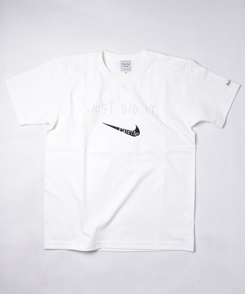 Palette TOKYO(パレットトーキョー)の「JUST DID IT TEE(WHITE)(Tシャツ/カットソー・メンズ・WHITE・S/M/L/XL)」の1枚目の写真
